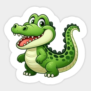 Happy Alligator Sticker